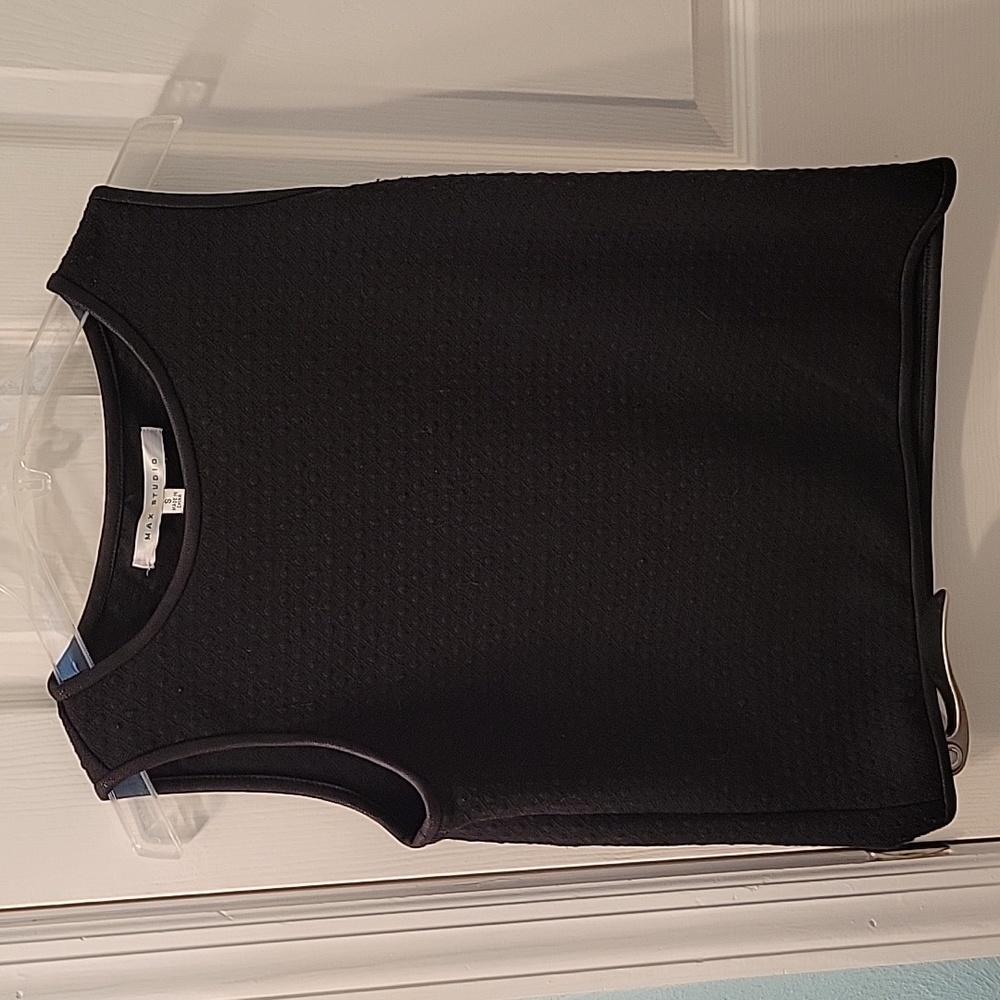 Max Studio Black Tank Top